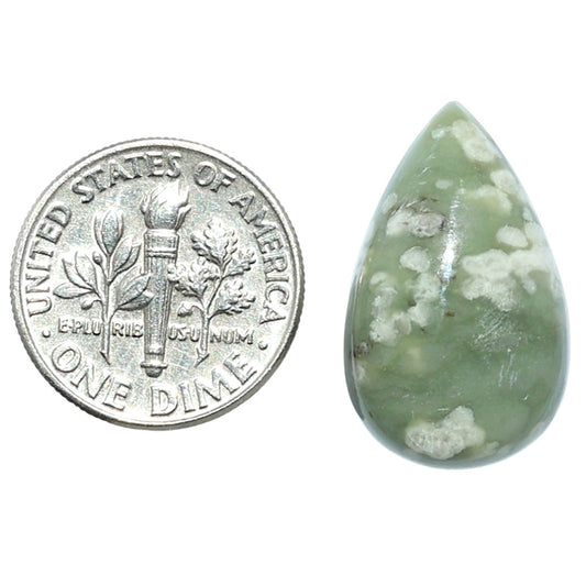 Peace Jade 14x22.4x6.5 mm Pear Shape Polished Gemstone LS19-08172