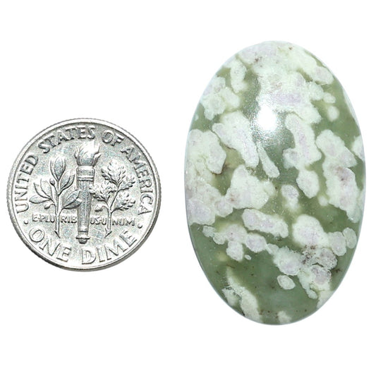 Peace Jade 21.2x33x5 mm Oval Shape Polished Gemstone LS19-08173