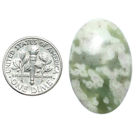 Peace Jade 19x28.7x4.5 mm Oval Shape Polished Gemstone LS19-08174