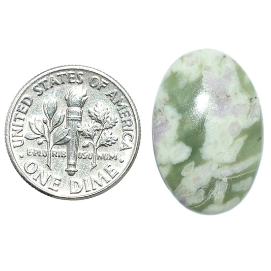Peace Jade 14.8x22x4 mm Oval Shape Polished Gemstone LS19-08180