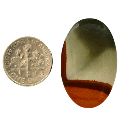 Polygram Jasper 20x31.7x5.5 mm Oval Shape Polished Gemstone LS20-05670