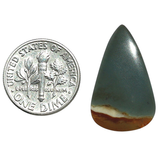 Polygram Jasper 15x24.53x4 mm Pear Shape Polished Gemstone LS20-08051