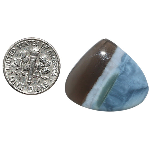 Owyhee Opal 22.6x26x5 mm Heart Shape Polished Gemstone LS23-08648