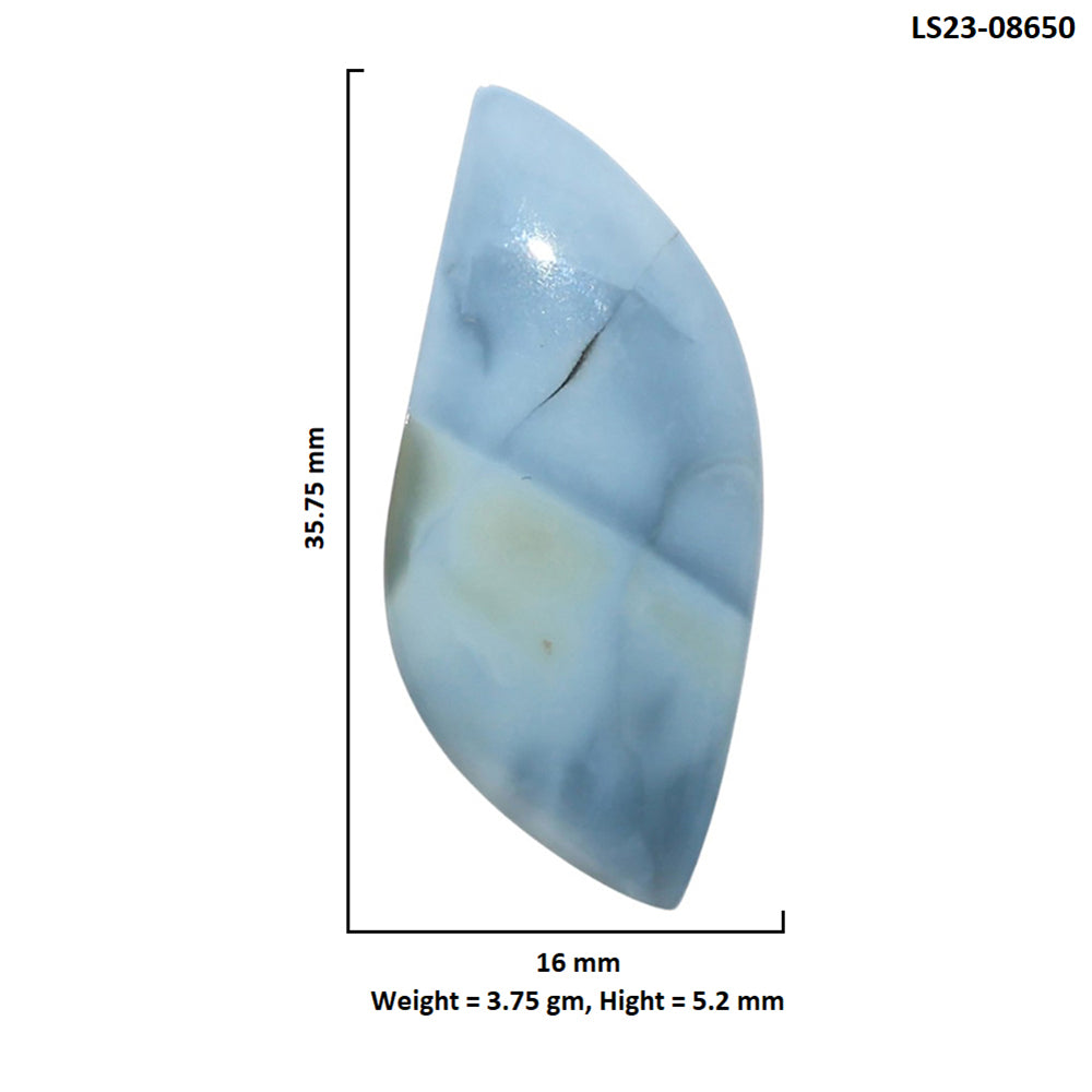 Owyhee Opal 16x35.75x5.2 mm Fancy Shape Polished Gemstone LS23-08650