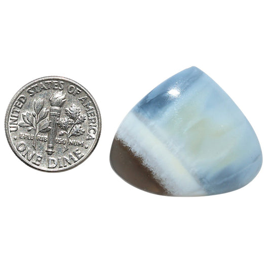 Owyhee Opal 24.15x28.15x5 mm Heart Shape Polished Gemstone LS23-08651