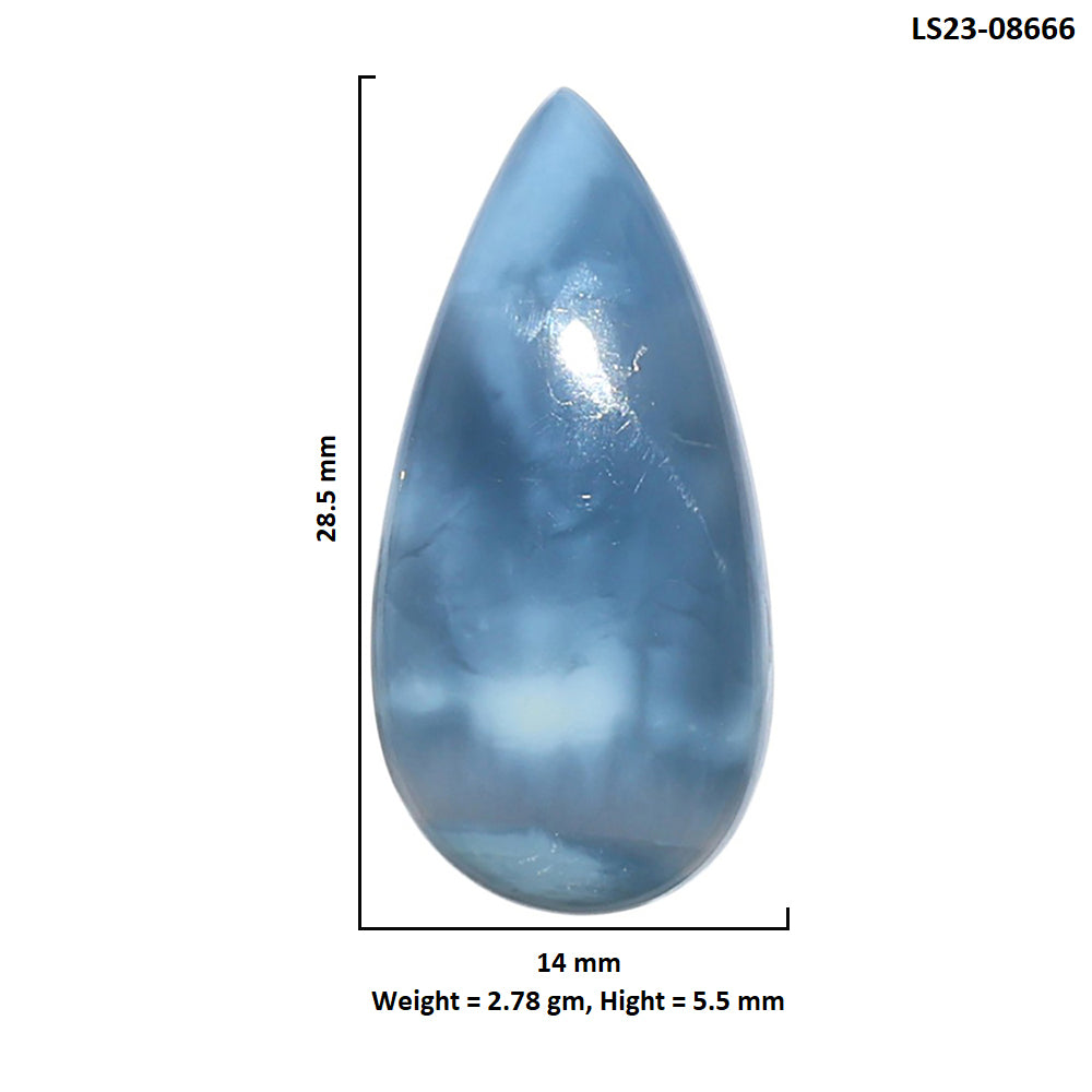 Owyhee Opal 14x28.5x5.5 mm Pear Shape Polished Gemstone LS23-08666