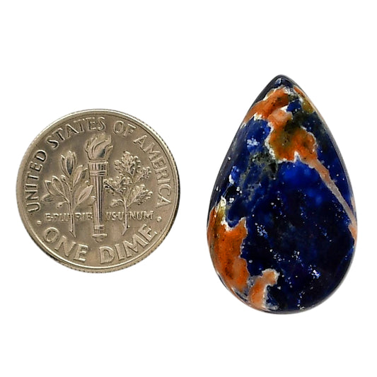 Sodalite 16.5x26x5.7 mm Pear Shape Polished Gemstone LS26-05573