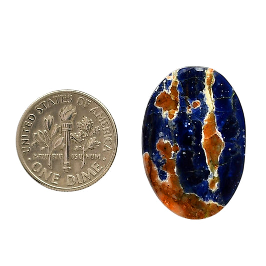 Sodalite 18.1x26.6x5 mm Oval Shape Polished Gemstone LS26-05574