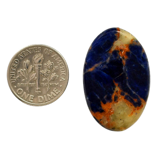 Sodalite 19.4x29.9x4.5 mm Oval Shape Polished Gemstone LS26-05590
