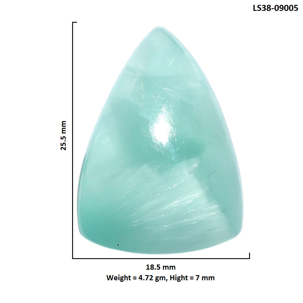 Hemimorphite 18.5x25.5x7 mm Fancy Shape Polished Gemstone LS38-09005