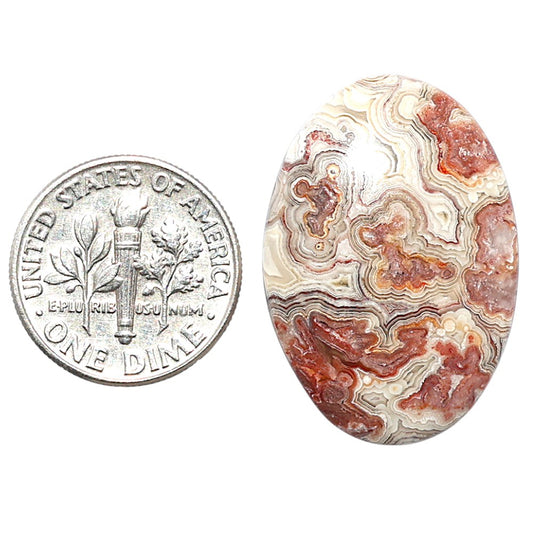 Laguna Lace Agate 19.7x28.4x5 mm Pear Shape Polished Gemstone LS45-08874