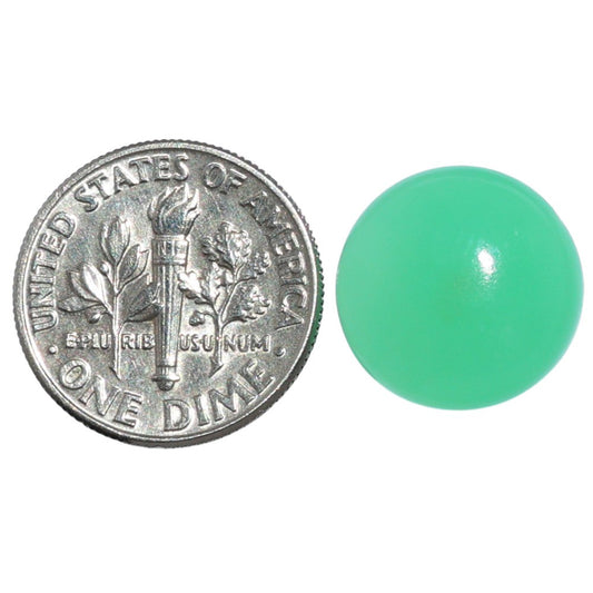 Chrysoprase 14x14x5.5 mm Round Shape Polished Gemstone LS67-07303