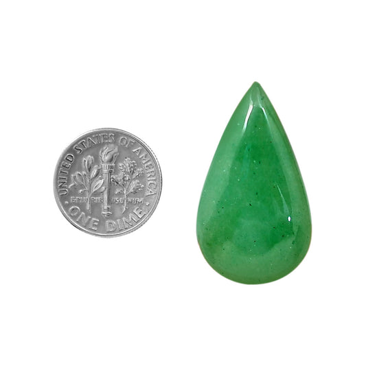 Green Aventurine 19x33.9x7.3 mm Pear Shape Polished Gemstone LS76-06219