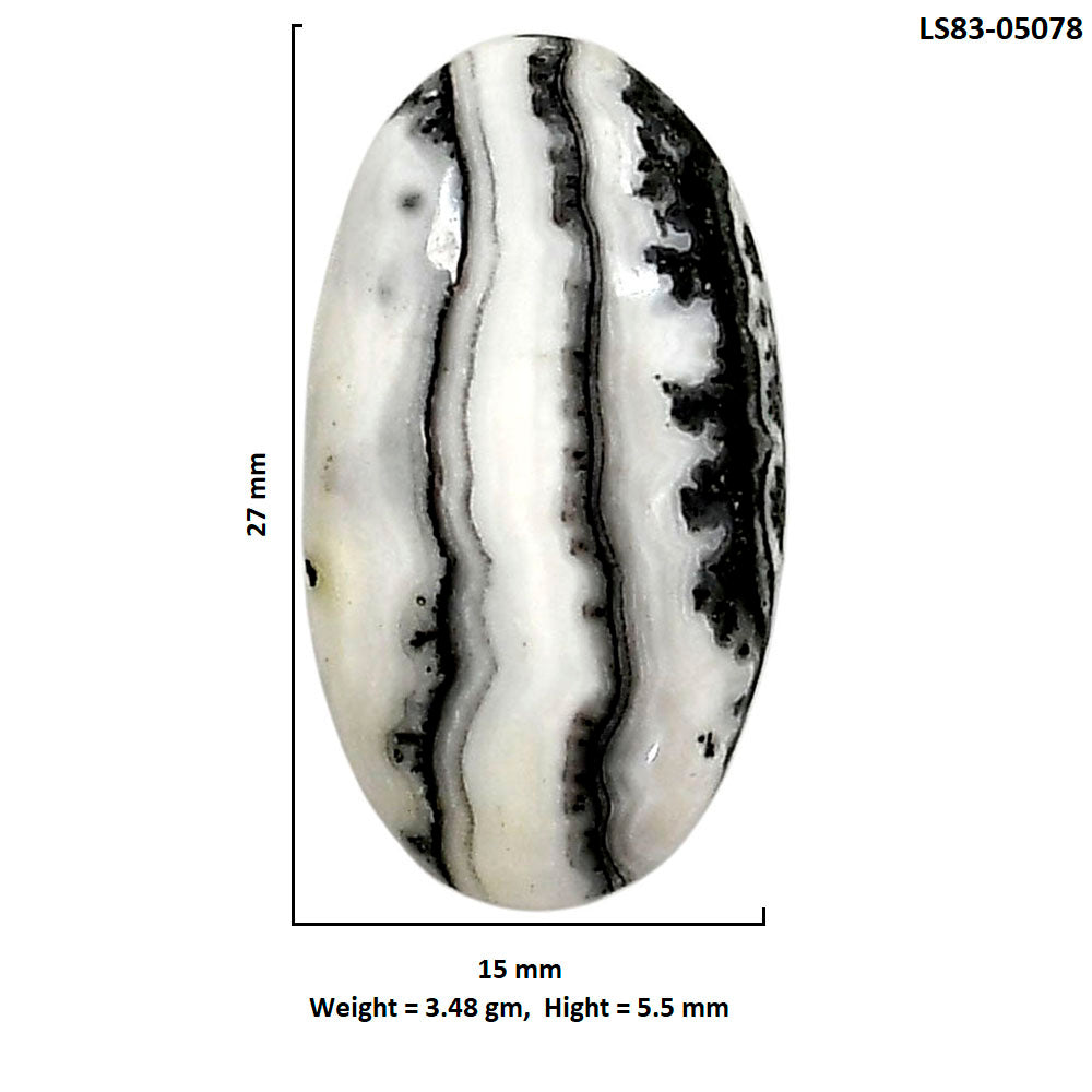 Prairie Agate 15x27x5.5 mm Oval Shape Polished Gemstone LS83-05078