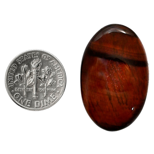Red Tiger Eye 20x31.3x6 mm Oval Shape Polished Gemstone LS86-05245
