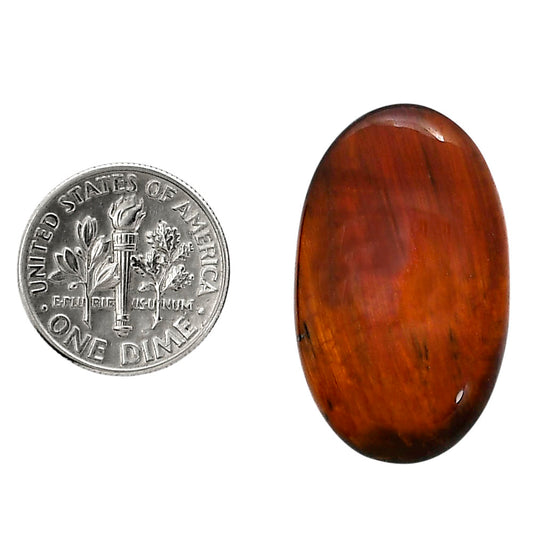 Red Tiger Eye 18.2x30x5.8 mm Oval Shape Polished Gemstone LS86-05246