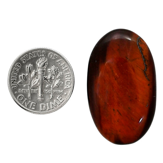 Red Tiger Eye 18.7x31x6 mm Oval Shape Polished Gemstone LS86-05247