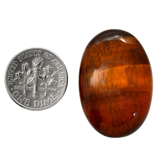Red Tiger Eye 21x35.55x7 mm Oval Shape Polished Gemstone LS86-05263