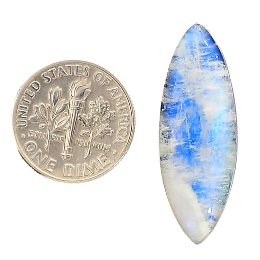 Rainbow Moonstone 11.3x31.55x6 mm Marquise Shape Polished Gemstone LS88-05408