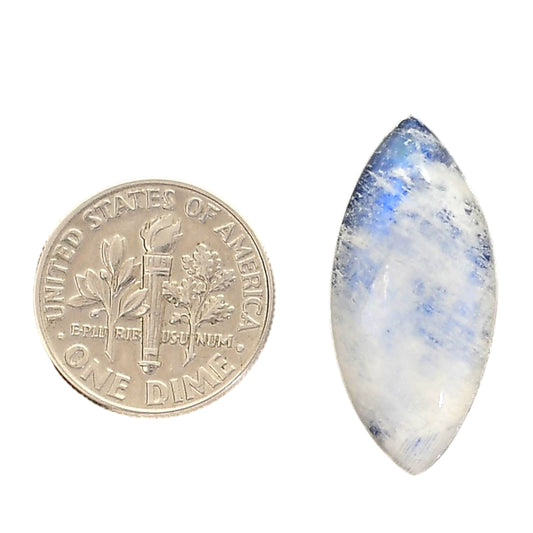Rainbow Moonstone 12.2x26.5x6.8 mm Marquise Shape Polished Gemstone LS88-05418