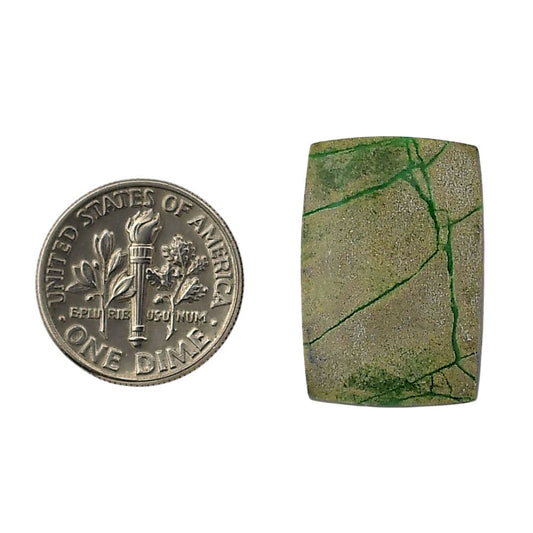 Utah Variscite 15.6x23.1x5 mm Baguette Shape Polished Gemstone LS93-05807