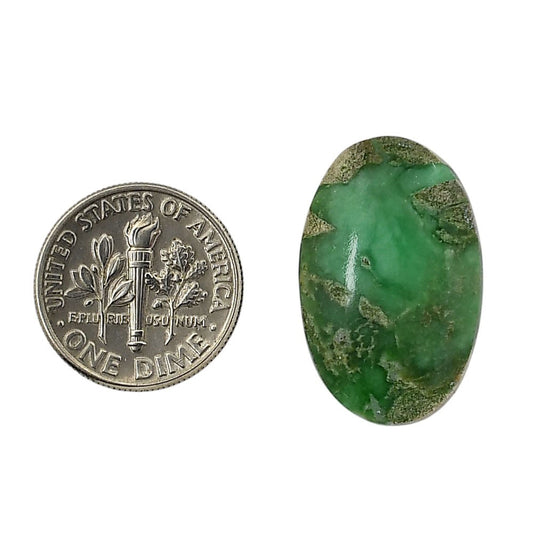 Utah Variscite 15.6x24.65x4.5 mm Oval Shape Polished Gemstone LS93-05808