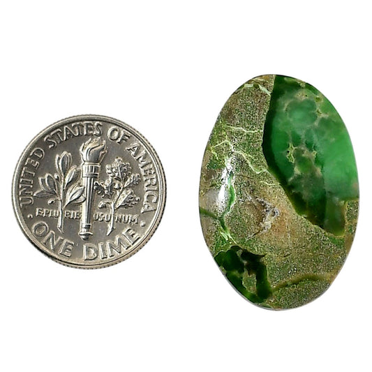 Utah Variscite 18.5x27.2x5 mm Oval Shape Polished Gemstone LS93-05812