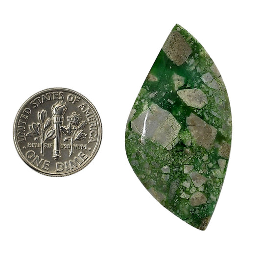 Utah Variscite 21.3x41.7x4.5 mm Fancy Shape Polished Gemstone LS93-05820