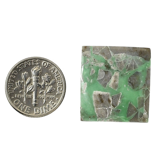 Utah Variscite 20.2x22x6 mm Baguette Shape Polished Gemstone LS93-05822