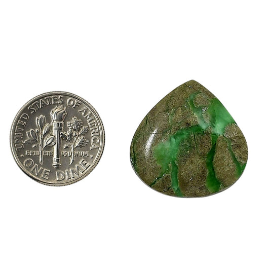 Utah Variscite 22.3x22.3x5 mm Heart Shape Polished Gemstone LS93-05823