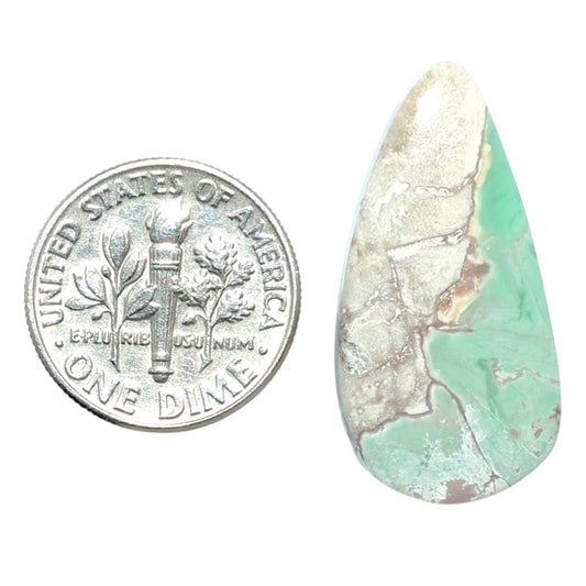 Utah Variscite 14.5x28.65x4.5 mm Pear Shape Polished Gemstone LS93-07952