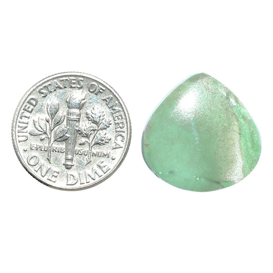 Utah Variscite 18x18x3.7 mm Pear Shape Polished Gemstone LS93-07965