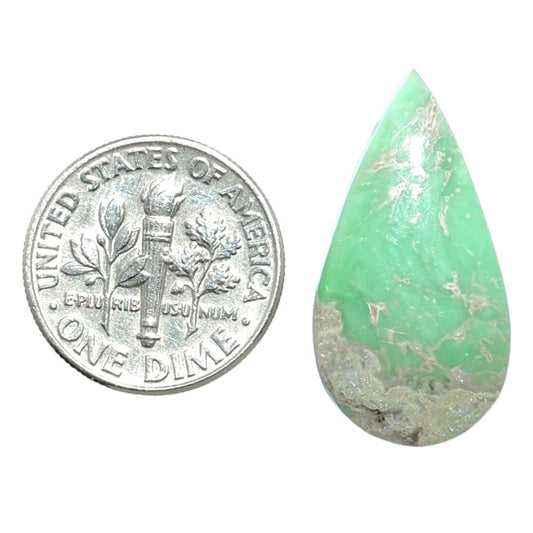 Utah Variscite 13.5x26x4 mm Pear Shape Polished Gemstone LS93-07981