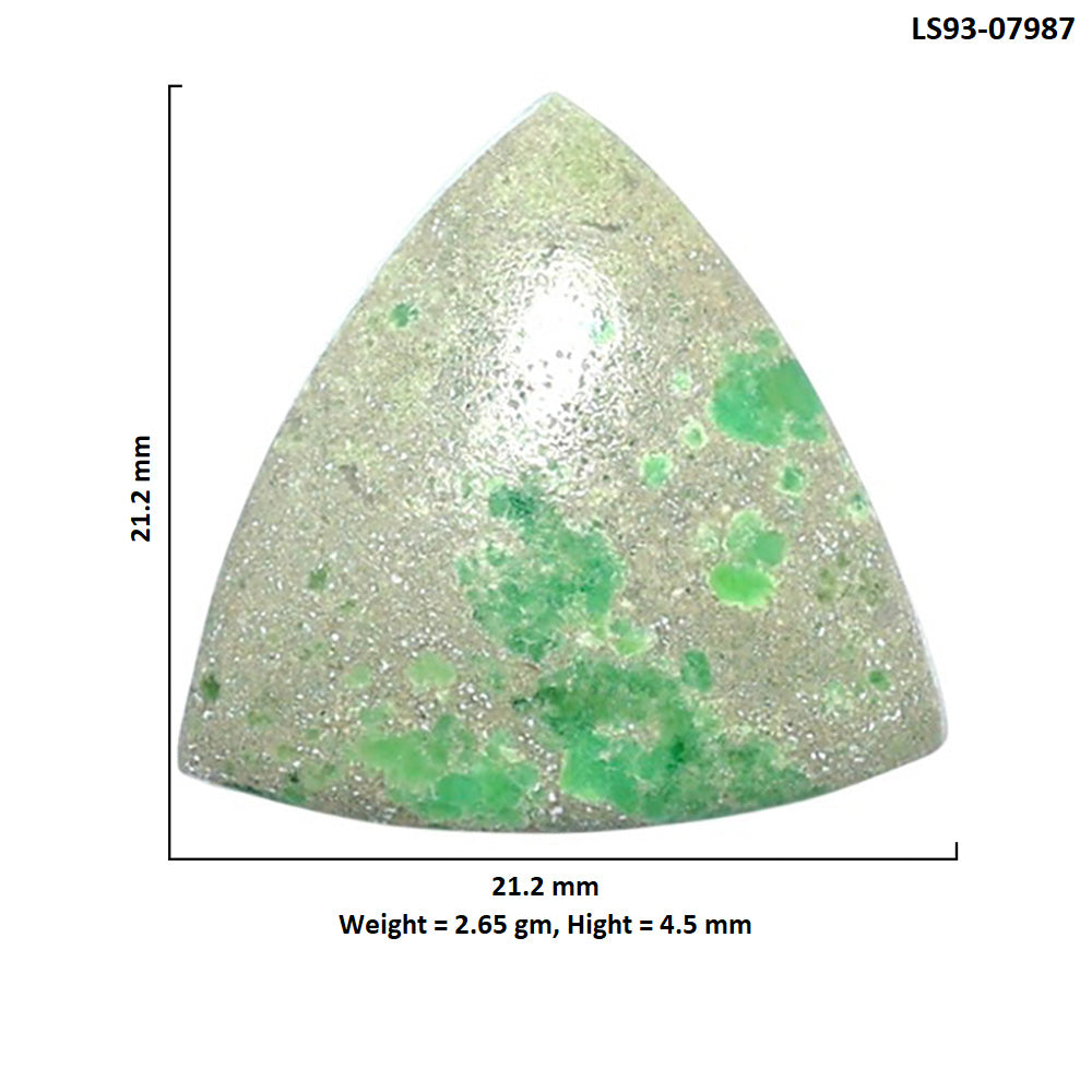 Utah Variscite 21.2x21.2x4.5 mm Fancy Shape Polished Gemstone LS93-07987