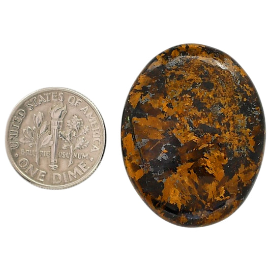Bronzite 25.3x32.1x6 mm Oval Shape Polished Gemstone LS96-05887