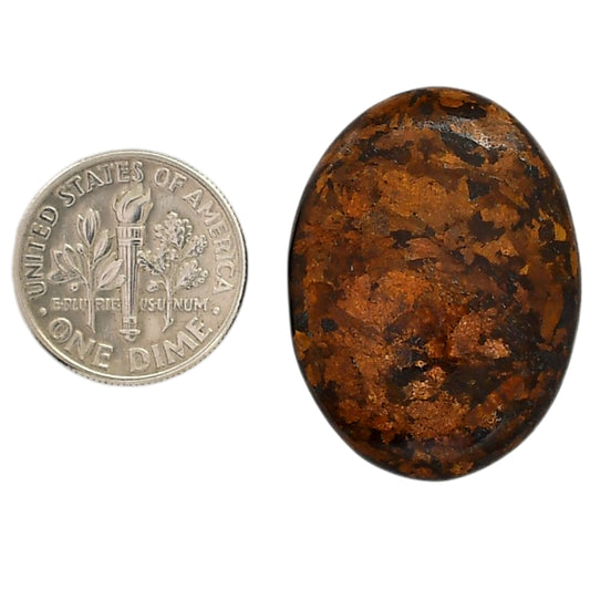 Bronzite 22.4x29.8x6 mm Oval Shape Polished Gemstone LS96-05893