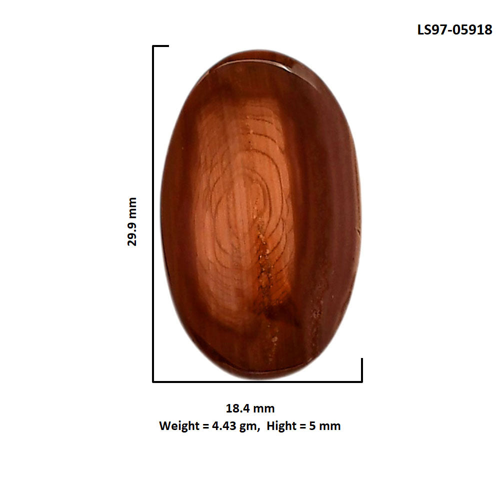 Imperial Jasper 18.4x29.9x5 mm Oval Shape Polished Gemstone LS97-05918