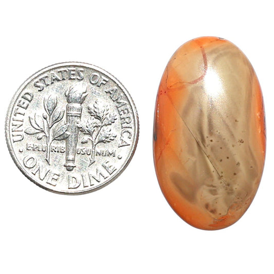 Imperial Jasper 15x26x4.8 mm Oval Shape Polished Gemstone LS97-08283