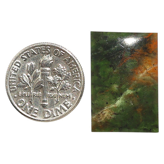 Natural Turkish Rainforest Chrysocolla 15x22.4x3.5 mm Baguette Shape Polished Gemstone LS99-010006