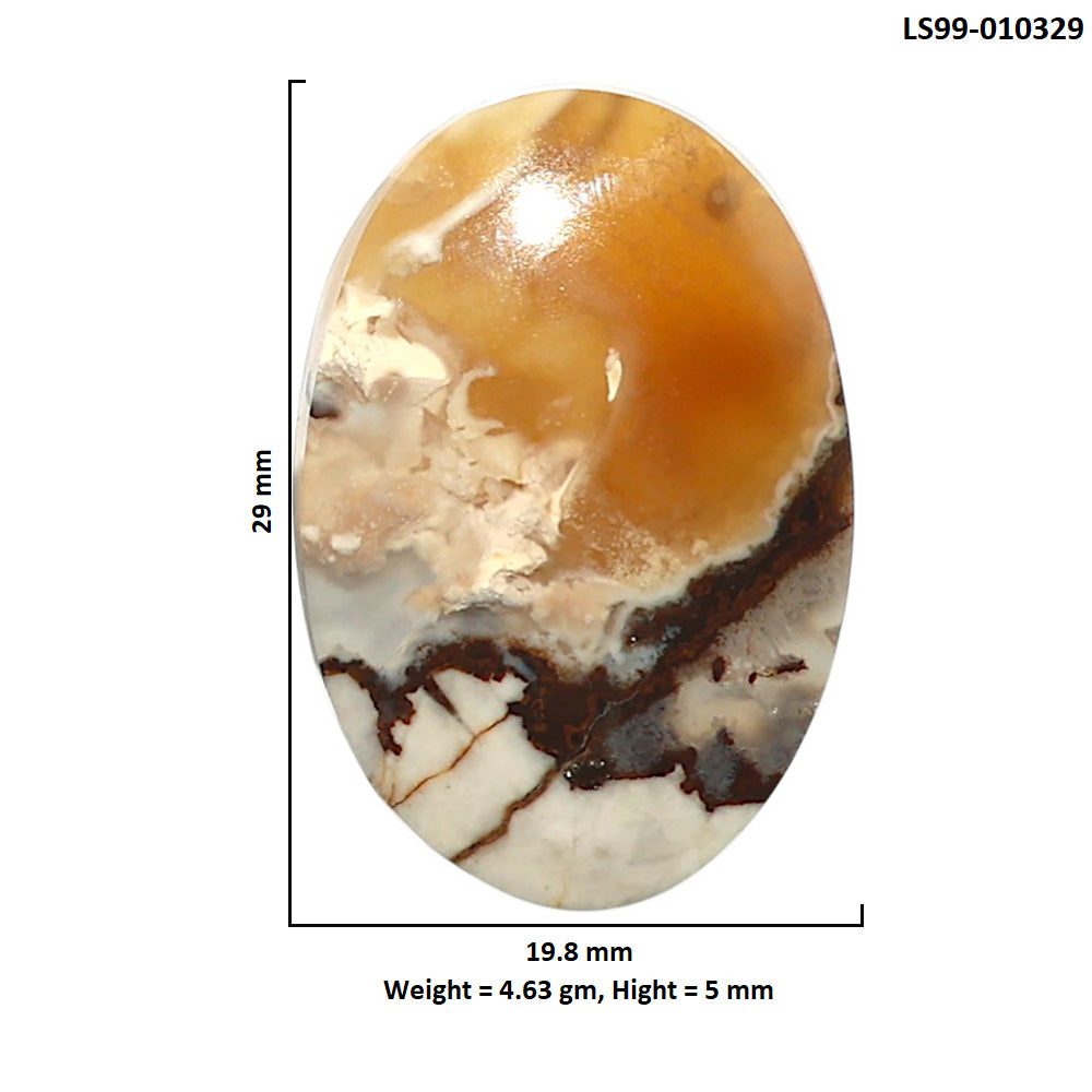 Natural Candy Opal 19.8x29x5 mm Oval Shape Polished Gemstone LS99-010329