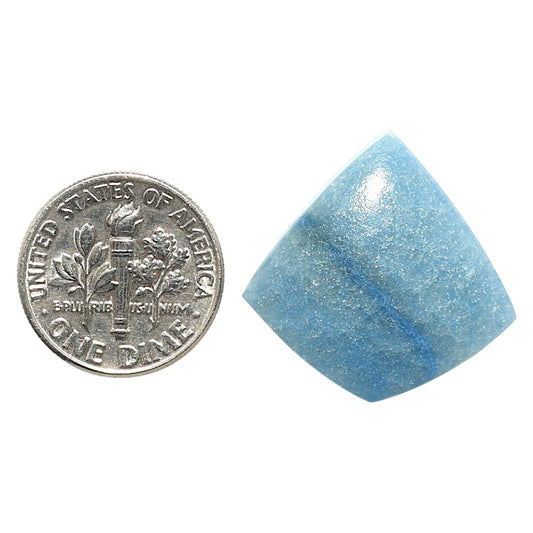 Natural Angelite 23.6x23.6x4.5 mm Fancy Shape Polished Gemstone LS99-09668