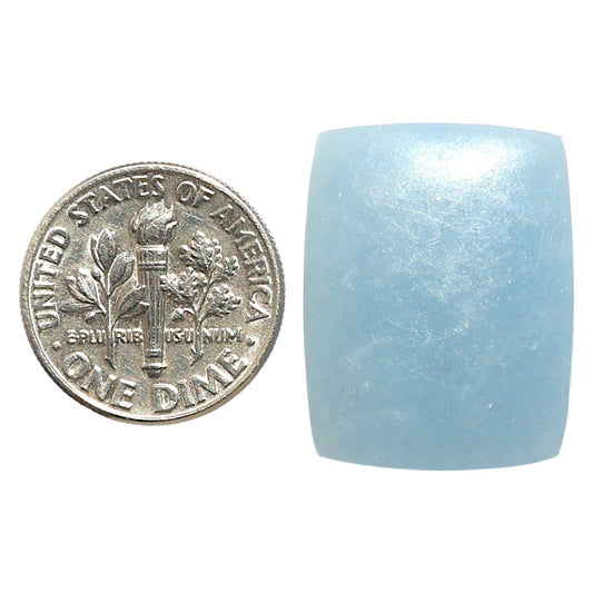 Natural Angelite 18.1x23.35x5.5 mm Cushion Shape Polished Gemstone LS99-09716
