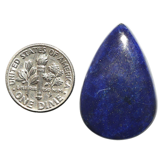 Natural Lapis Lazuli 20x29.9x5 mm Pear Shape Polished Gemstone LS99-09802