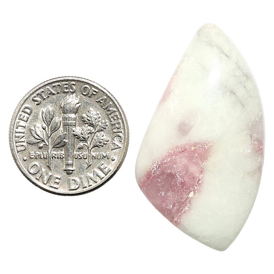 Natural Pink Tourmaline in Quartz 18.6x33.6x6 mm Fancy Shape Polished Gemstone LS99-09813