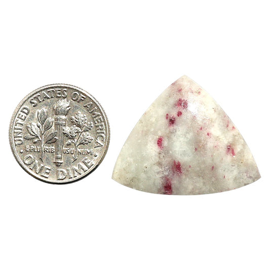 Natural Pink Tourmaline in Quartz 20.9x26.15x5.5 mm Fancy Shape Polished Gemstone LS99-09829
