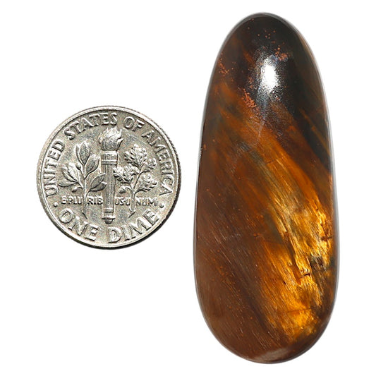 Natural Pietersite 18x43x6 mm Oval Shape Polished Gemstone LS99-09839