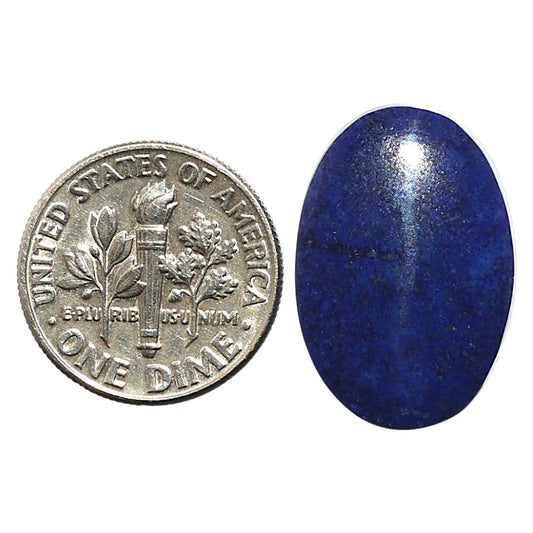 Natural Lapis Lazuli 14.6x21.6x6 mm Oval Shape Polished Gemstone LS99-09898