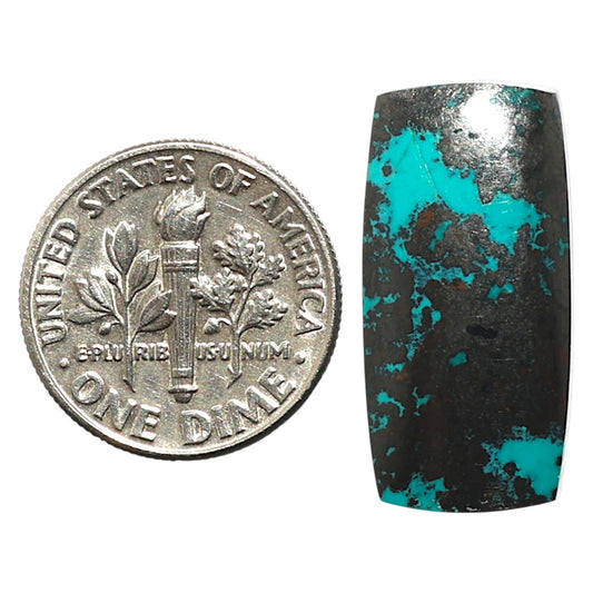 Natural Shattuckite 11.5x23.6x4 mm Baguette Shape Polished Gemstone LS99-09902