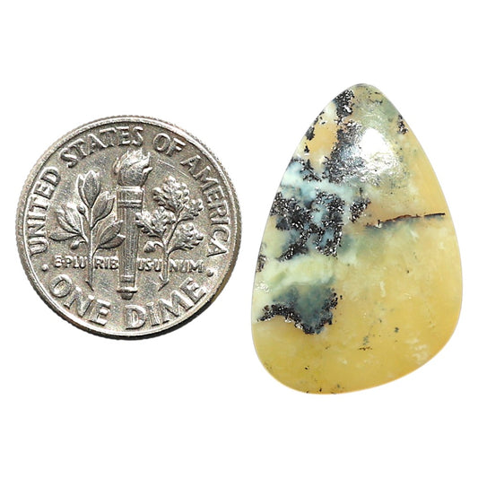 Natural Serpentine 16.3x24.55x4.5 mm Fancy Shape Polished Gemstone LS99-09939