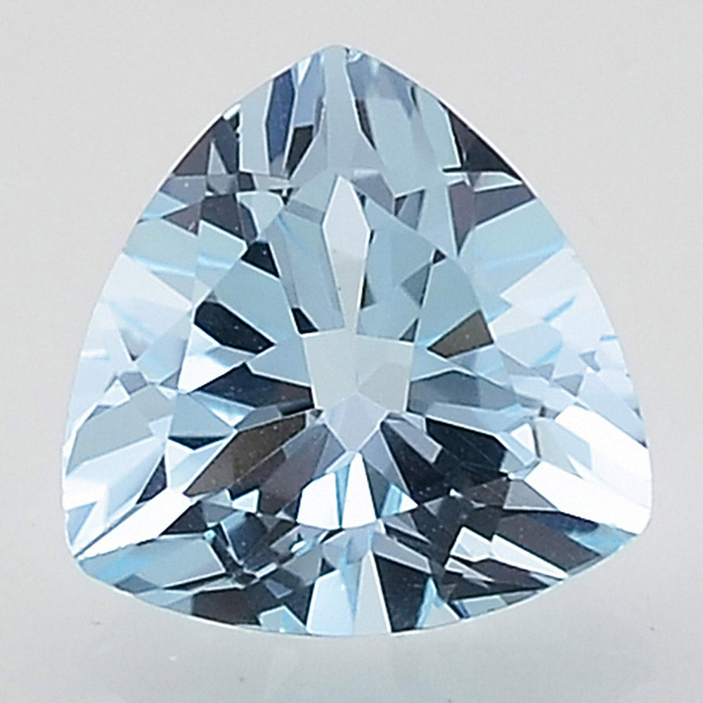 Natural Sky Blue Topaz Trillion Shape Standard Cut Loose Gemstone LSY1010